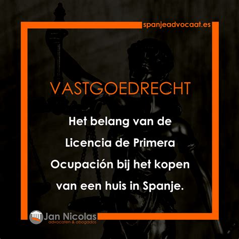 Het belang van de Licencia de Primera Ocupación bij het kopen van een