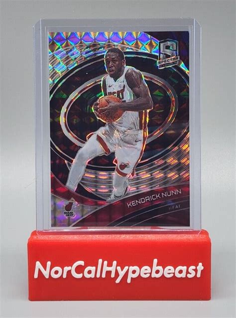 2020 21 Panini Spectra Basketball Kendrick Nunn Interstellar Prizm 70