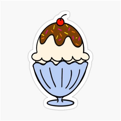 Sundae Stickers Redbubble