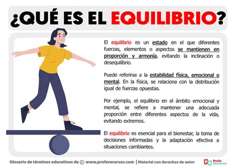 Qu Es El Equilibrio Definici N De Equilibrio