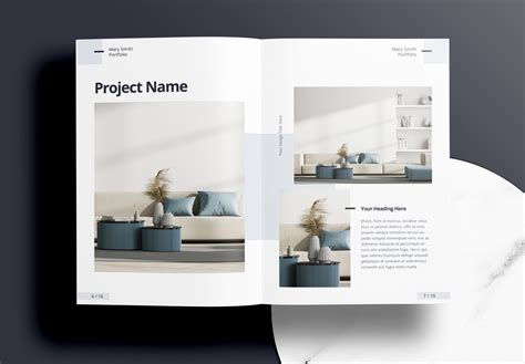 Free InDesign Modern Interior Portfolio Templates