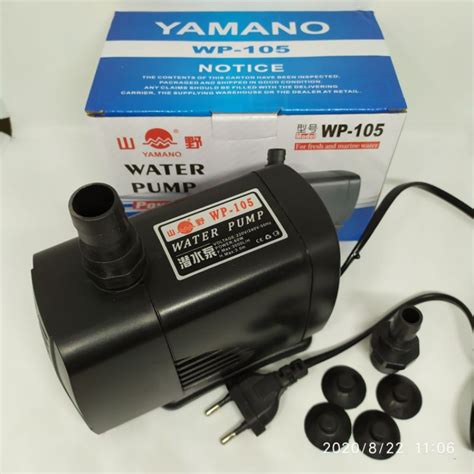 Jual Mesin Pompa Air Aquarium Hidroponik Kolam Ikan Yamano Wp 105