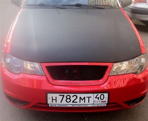 Сетка в решетку радиатора +LED И стрелка на лобовое стекло — Daewoo ...