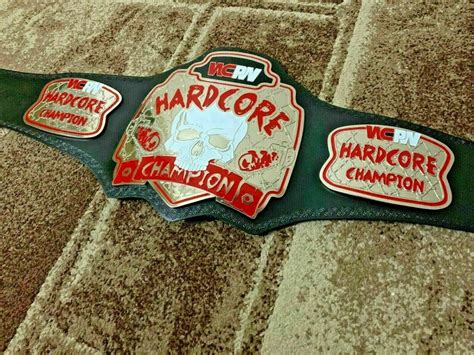 Wcpw Hardcore Wrestling Championship Belt Adult Size Etsy