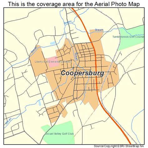 Aerial Photography Map of Coopersburg, PA Pennsylvania