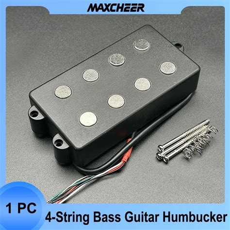 Pastilla De Bajo El Ctrico De 4 5 Cuerdas Pastilla Humbucker De Doble