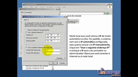 Configura O Ip Fixo No Windows Xp Youtube