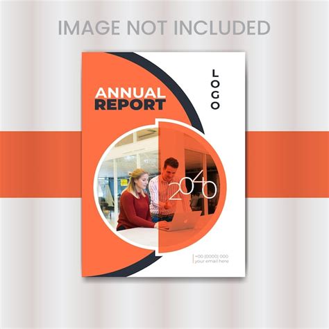 Premium Vector Creative Modern Annual Report Cover Template Design