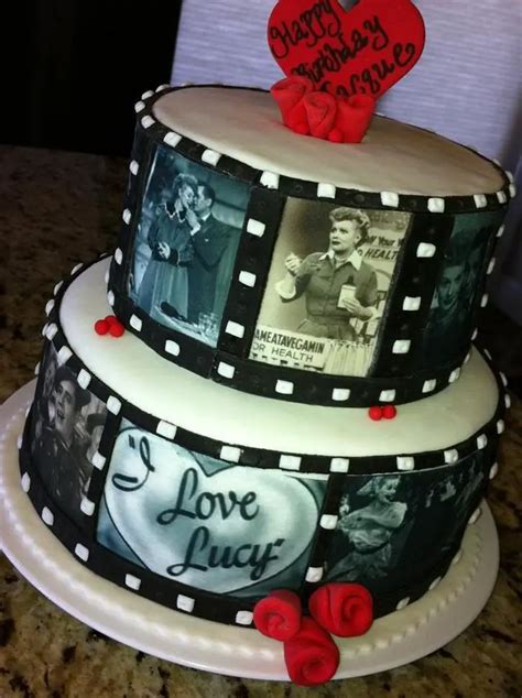 I Love Lucy Birthday Cake