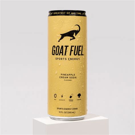 Pineapple Cream Soda 12 Pack Goat Fuel