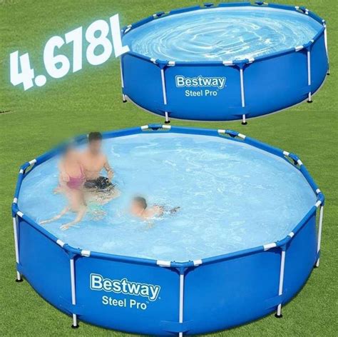 Piscina estruturada circular Bestway de 4678 litros Promoções do Dia