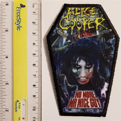 Alice Cooper Printed Iron On Patches Free Shipping Etsy