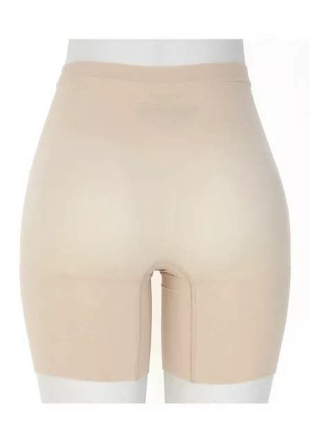Spanx Mid Thigh Shaping Soft Nude Women S Shorts Size S Small Picclick Uk