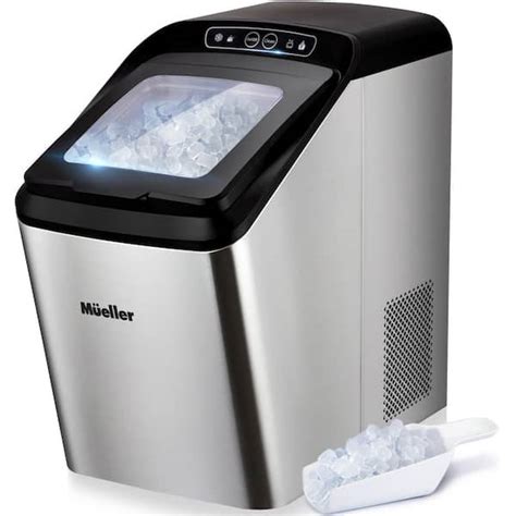 Mueller Lb Ultrasonic Nugget Portable Countertop Ice Maker In