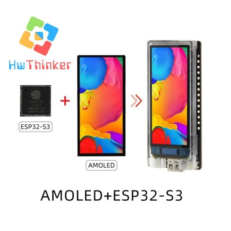 Jual LILYGO T Display S3 AMOLED ESP32 S3 With 1 9 Inch AMOLED Display