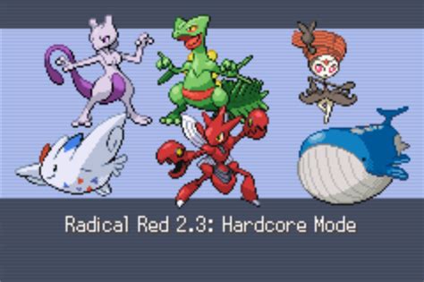 Radical Red A Hardcore Mode Elite R PokemonHallOfFame