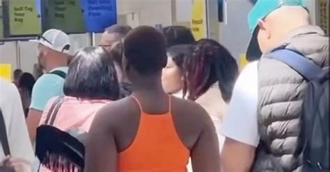 Naked Woman Shocks Passengers By Wearing Nothing From Waist Down In Airport Daily Star