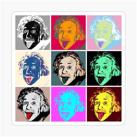 Andy Warhol Albert Einstein Pop Art Vintage Vtg Og Photo Print Men S