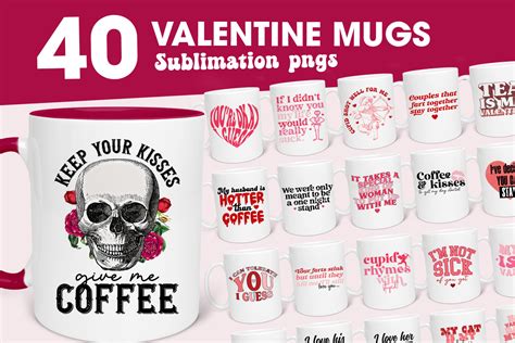 Valentine Mug Bundle | Funny Valentines Graphic by Ali's SVG Shop ...