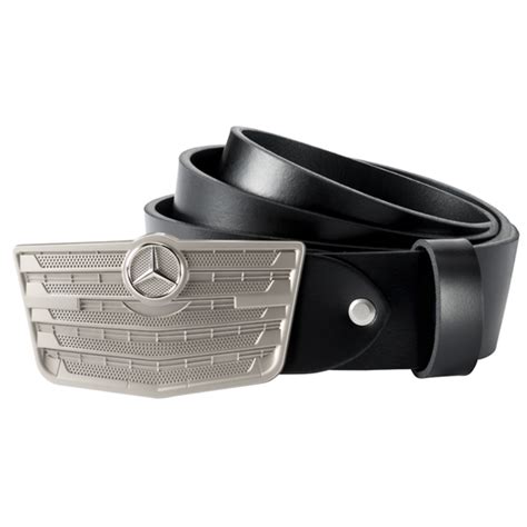 Belt Black Men Genuine Mercedes Benz