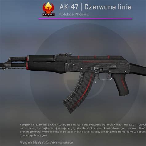 AK 47 Czerwona linia FT CSGO skin skórka Poznań Kup teraz na