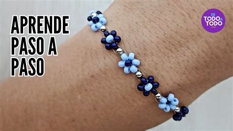 Pulsera De MARGARITAS Con MOSTACILLAS Paso A Paso FLORES Con