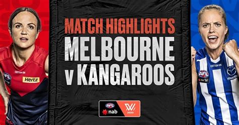 Aflw Match Highlights Melbourne V North Melbourne