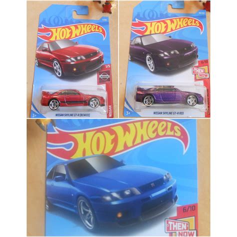 Jual Nissan Skyline GT R R Blue Biru Purple Ungu Red Merah GTR R HOTWHEELS HOT WHEELS