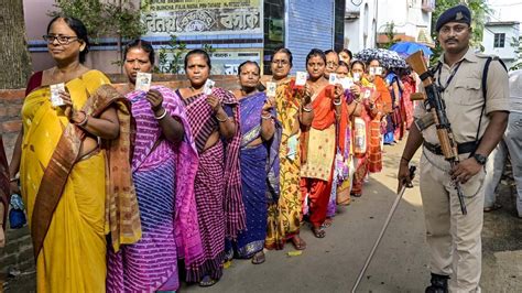 In Photos Repolling Across 19 Districts Of West Bengal For Panchayat