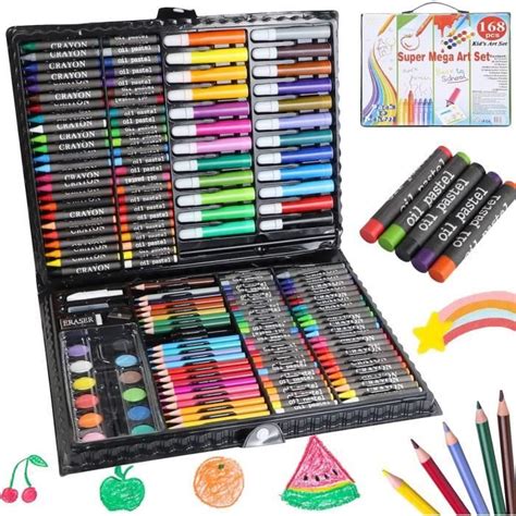 Malette Dessin Enfant Pcs Set De Dessin Luxueux Valise Kit Dessin