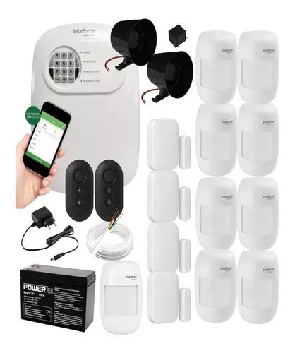 Kit Alarme Intelbras Residencial Comercial 13 Sensor Via App