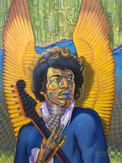 Little Wing Jimi Hendrix - Mr Atomic Art