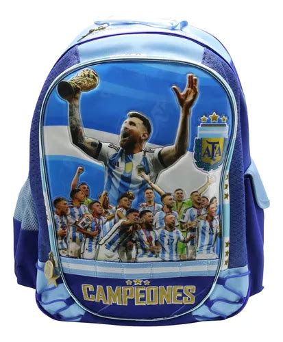 Mochila Escolar Cresko Messi Afa 18 Pulgadas El 10 Espalda