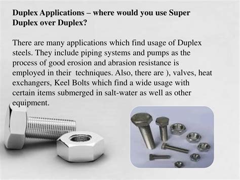 Ppt Techniques To Make The Duplex Stainless Steel Fasteners The Right