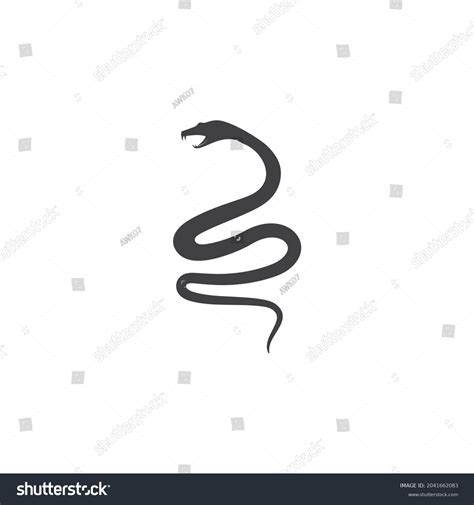 Snake Logo Vector Ilustration Template Stock Vector (Royalty Free ...