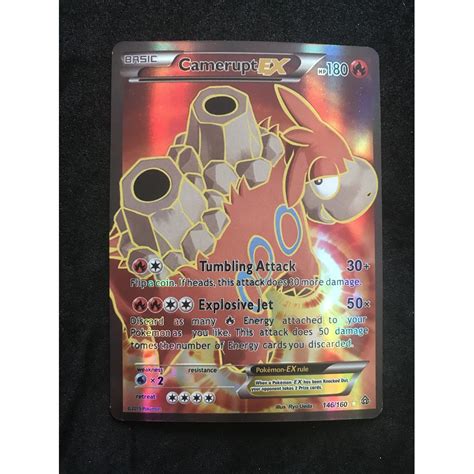 Jual Kartu Pokemon Tcg Sun Moon Camerupt Ex Harga Kartu Shopee