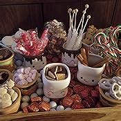 Amazon Cute Marshmallow Shaped Hot Chocolate Mugs Ceramic Set Of
