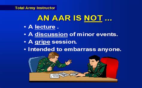 Conduct An After Action Review