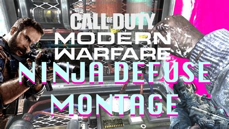 MODERN WARFARE NINJA DEFUSE MONTAGE YouTube