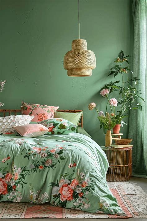 Green Boho Bedroom Ideas Courtneys World