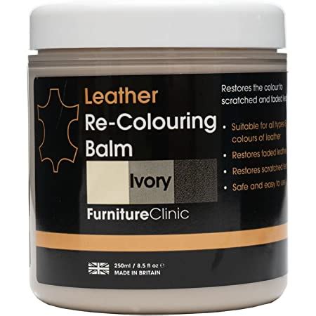 Furniture Clinic Leather Recolouring Balm Leather Colour Restorer For