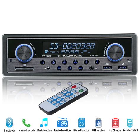 Автомобильный радиоприемник с Bluetooth автомобильный стерео радио USB ...