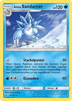 Alola Sandamer Ultra Prisma Sammelkarten Datenbank Pokemon De