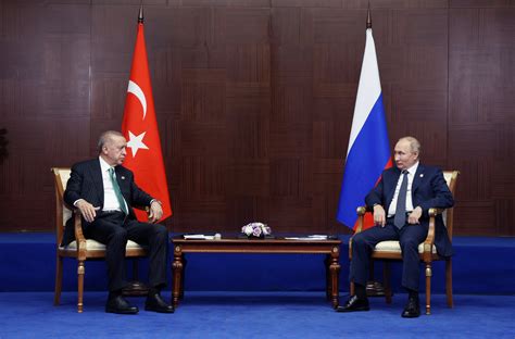 Erdoğan Putin Discuss Bilateral Ties Grain Deal In Kazakhstans