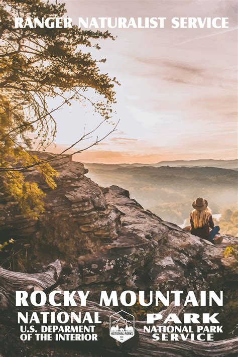 Rocky Mountain National Park Poster Rocky Mountain Art Wpa Etsy