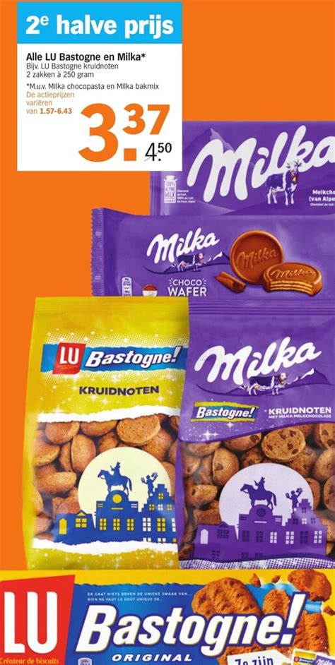 Alle Lu Bastogne En Milka G Aanbieding Bij Albert Heijn