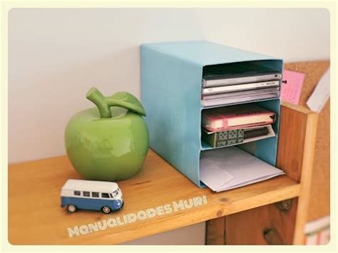 Manualidades C Mo Hacer Un Mini Archivador Con Cajas De Cereales