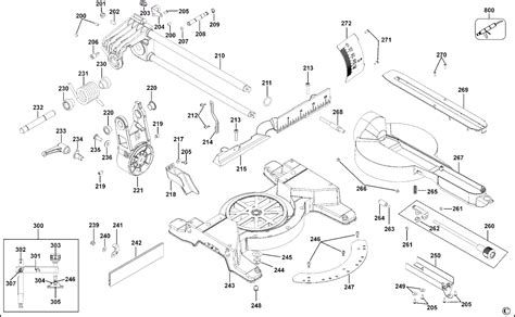 Schemat Piła wielofunkcyjna DEWALT DWS778 Type1 DWS778 QS części