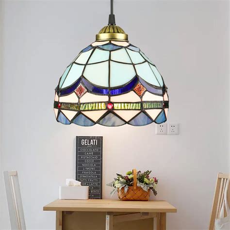 Lakiq Modern Stained Glass Pendant Light Wayfair