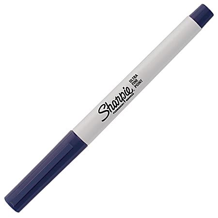 Sharpie Permanent Ultra Fine Point Marker Navy Office Depot